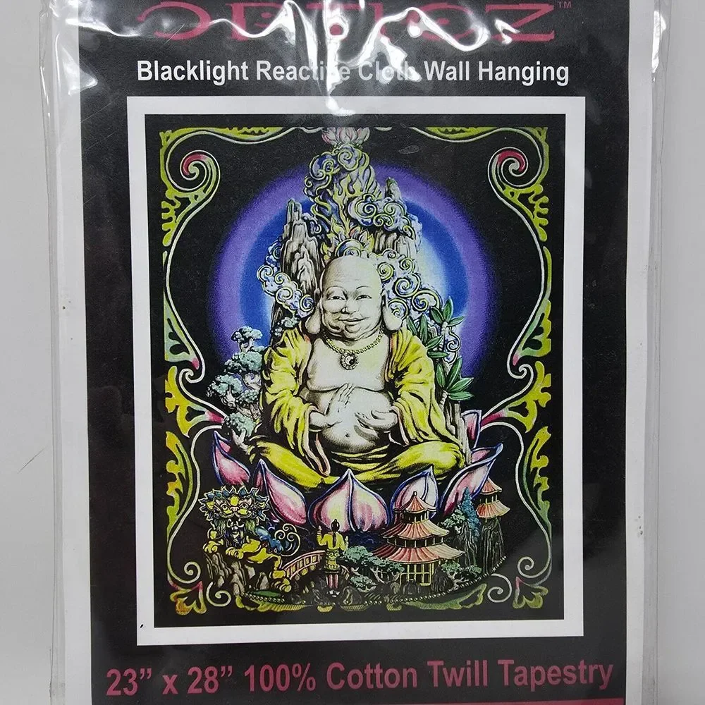 Opticz Blacklight Cotton Twill‎ Tapestry Wall Hanging 23